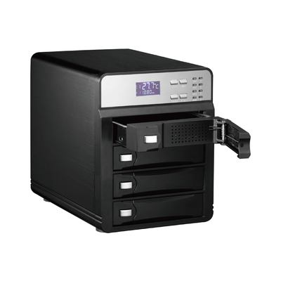 3.5 Inch USB3.0 4bay HDD enclosure USB3.0+eSATA dual high speed interface Without RAID and CLONE fun