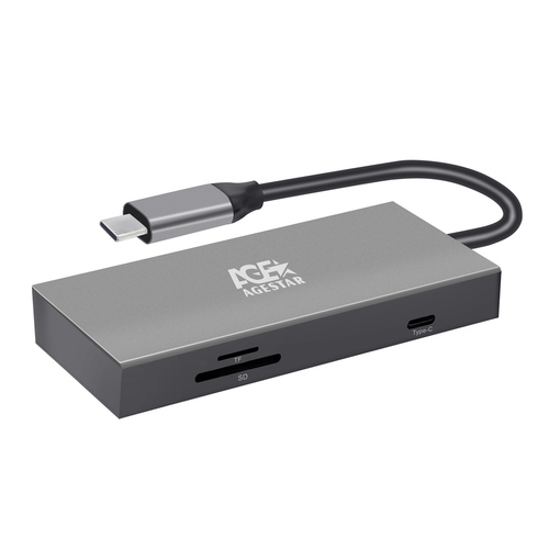 USB Type C Dock Station supports HDMI/PD 100W/USB3.0/USB3.2 Gen1 Type-C x 1/SD/TF/M.2 NVME