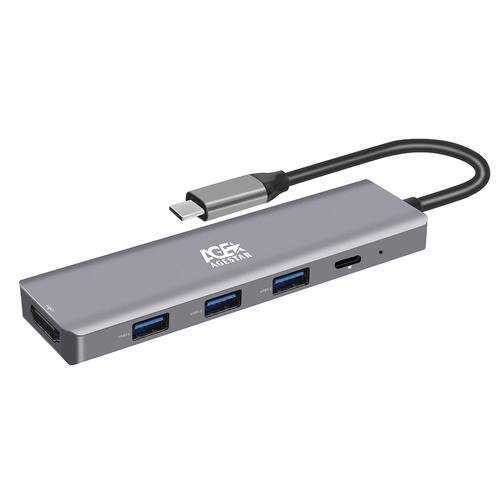 USB Type C Dock Station supports HDMI/USB3.0 x3/PD W100